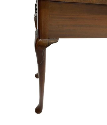 19th Century Mahogany Folding Console Table with 2 Drawers Each Side-UCH-1224338