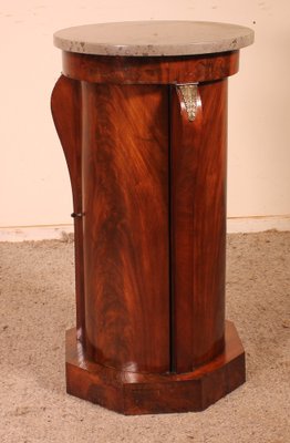 19th Century Mahogany Nightstand-HPU-1341830