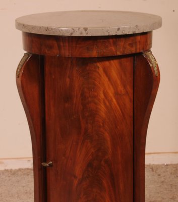 19th Century Mahogany Nightstand-HPU-1341830