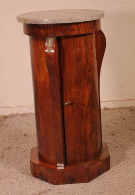 19th Century Mahogany Nightstand-HPU-1341830