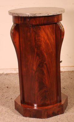 19th Century Mahogany Nightstand-HPU-1341830