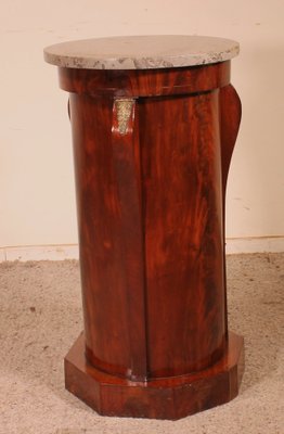 19th Century Mahogany Nightstand-HPU-1341830