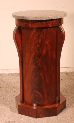 19th Century Mahogany Nightstand-HPU-1341830