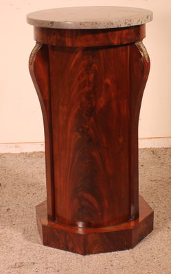 19th Century Mahogany Nightstand-HPU-1341830