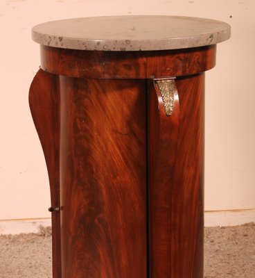 19th Century Mahogany Nightstand-HPU-1341830