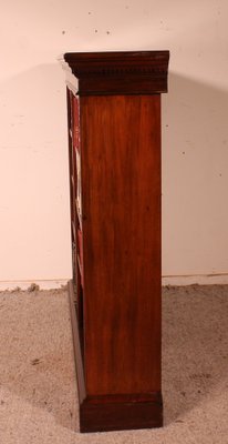 19th Century Mahogany Open Bookcase-HPU-1406220