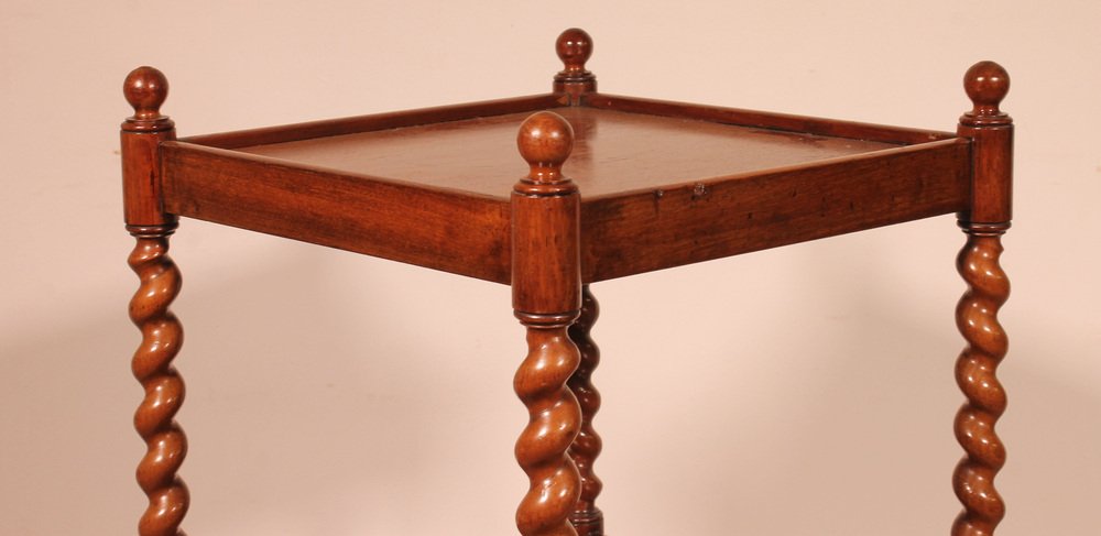 19th Century Mahogany Shelf Called Whatnut