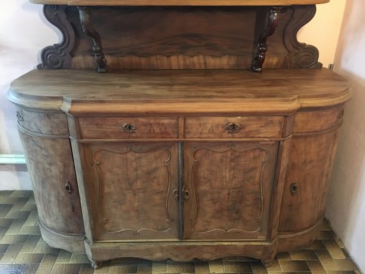 19th Century Mahogany Sideboard-WQQ-685224