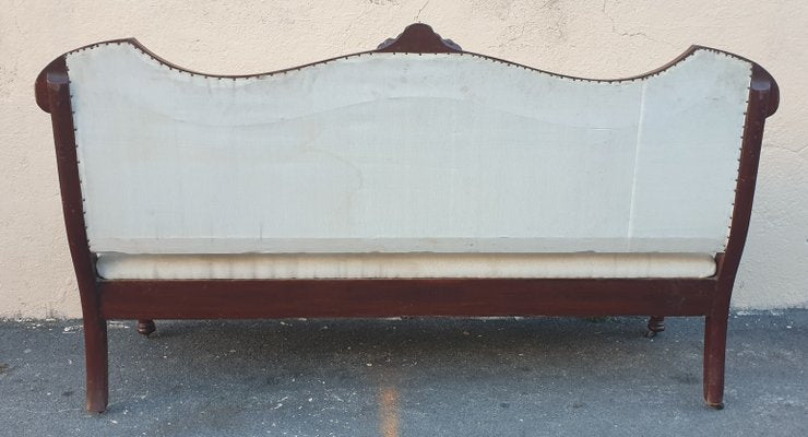 19th Century Mahogany Sofa-SYQ-880716