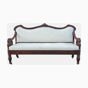 19th Century Mahogany Sofa-SYQ-880716