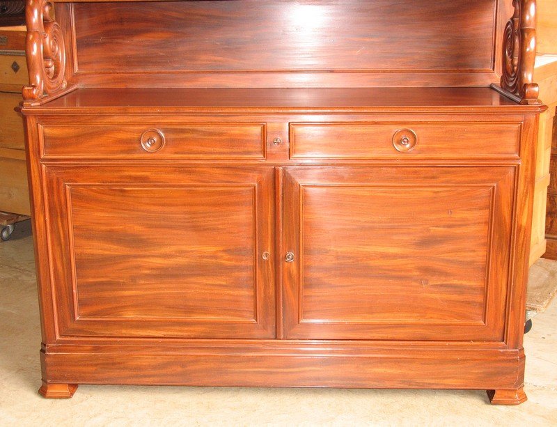 19th Century Mahogany St Hubert Buffets, Set of 2