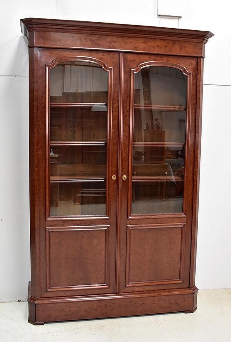 19th Century Mahogany Veneer Cabinet