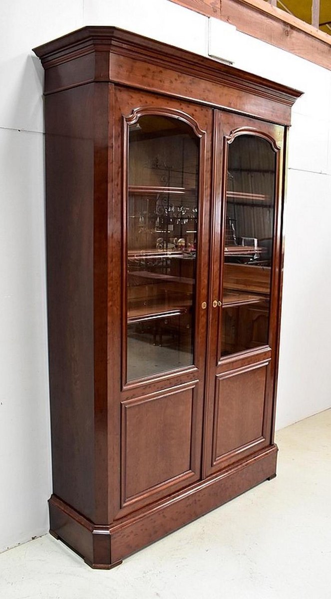 19th Century Mahogany Veneer Cabinet