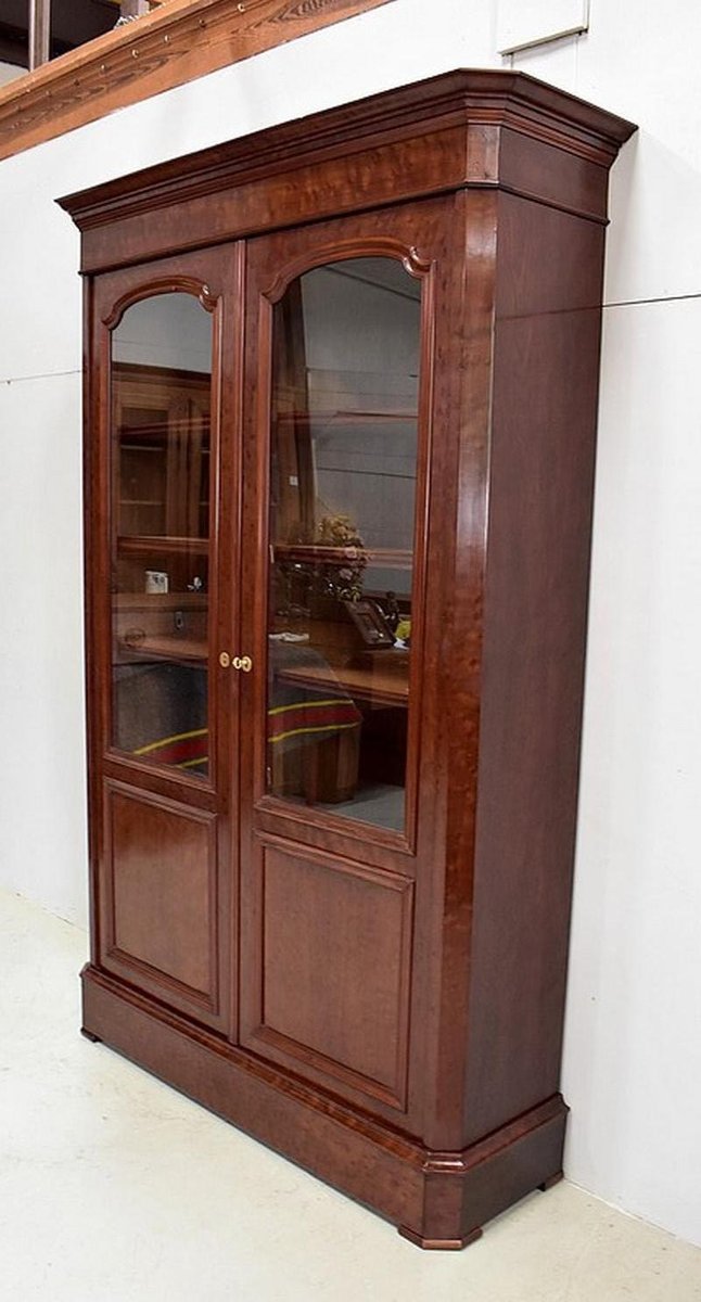 19th Century Mahogany Veneer Cabinet