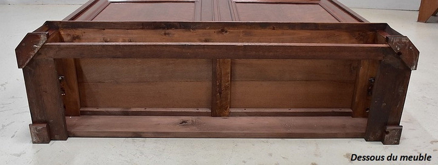 19th Century Mahogany Veneer Cabinet