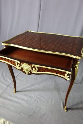 19th Century Marquetry Living Room Table-WSV-1355446