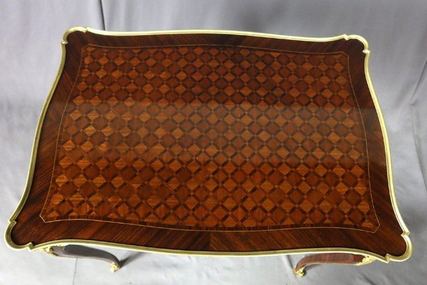 19th Century Marquetry Living Room Table-WSV-1355446