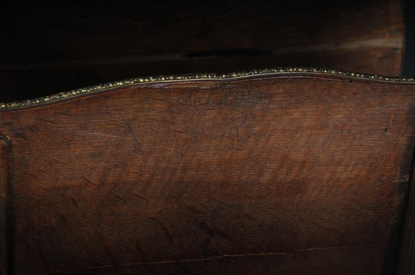 19th Century Marquetry Side Table with Jewelry Box, 1870s-FLW-1402173