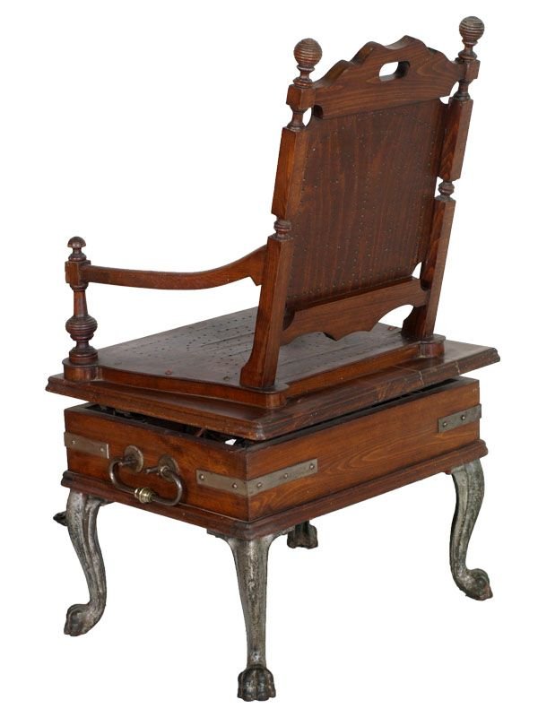 19th Century Massage Armchair from Florenz Wien