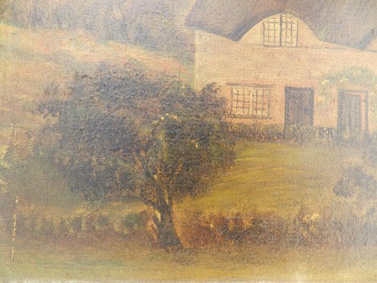 19th Century Naive House Painting, C Brown, 1880s