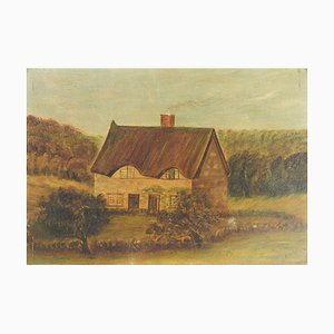 19th Century Naive House Painting, C Brown, 1880s-ARU-853730