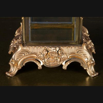 19th Century Napoleon III Fire-Gilt Fireplace Clock, 1890s-FLW-1401947