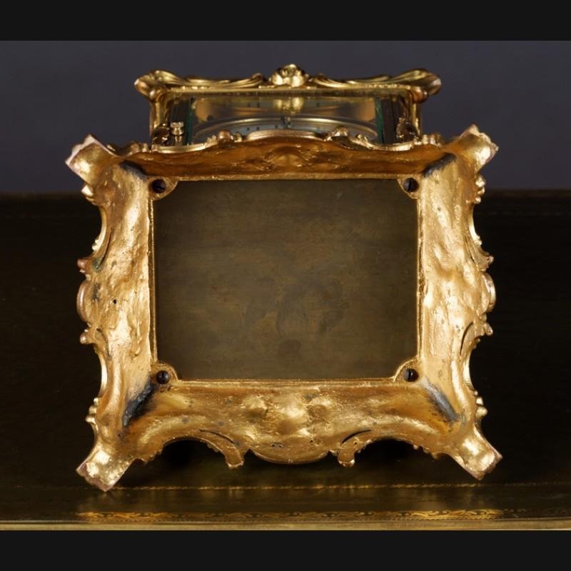 19th Century Napoleon III Fire-Gilt Fireplace Clock, 1890s