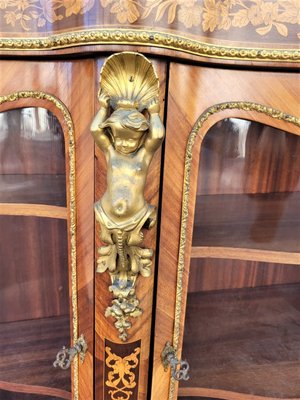 19th Century Napoleon III Marquetry and Bronze Sideboard-SYQ-1374072