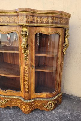 19th Century Napoleon III Marquetry and Bronze Sideboard-SYQ-1374072