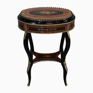 19th Century Napoleon III Rosewood, Thuja Veneer & Blackened Wood Inlaid Planter-RVK-785797