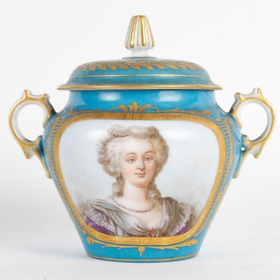 19th Century Napoleon III Service Tête À Tête from Sèvres Porcelain, Set of 6-WFS-1778240