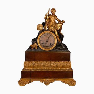 19th Century Napoleon III Style Bronze Pendulum Chimney Clock-FLW-1401848