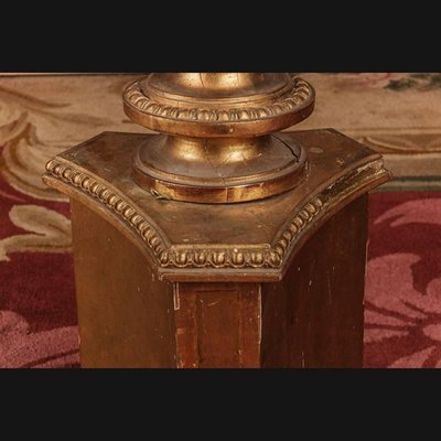 19th Century Napoleon III Style Three-Sided Paws Column-FLW-1401850