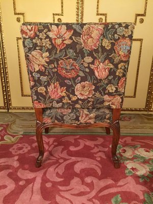 19th Century Neo Baroque Armchair in Walnut, 1850s-FLW-1401876