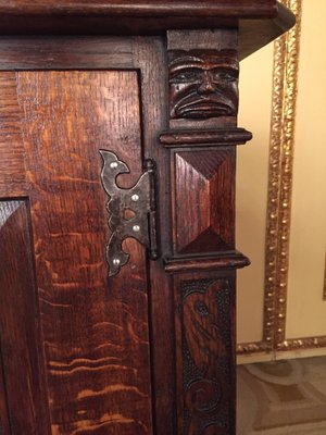 19th Century Neo Renaissance Cabinet in Oak, 1870s-FLW-1401877