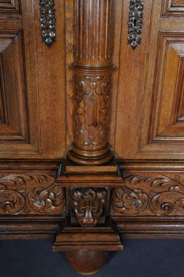 19th Century Neo Renaissance Cabinet in Oak, 1890s-FLW-1402109