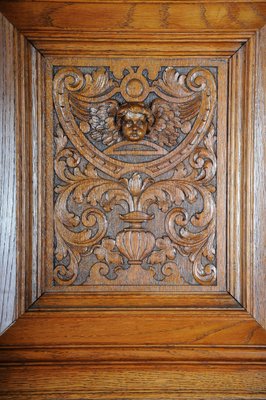 19th Century Neo Renaissance Cabinet in Oak, 1890s-FLW-1402109