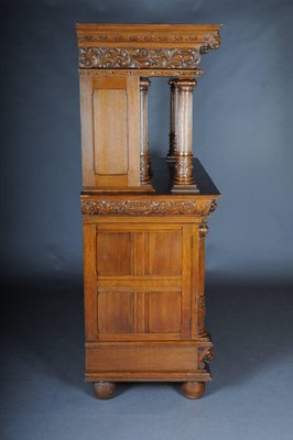 19th Century Neo Renaissance Cabinet in Oak, 1890s-FLW-1402109