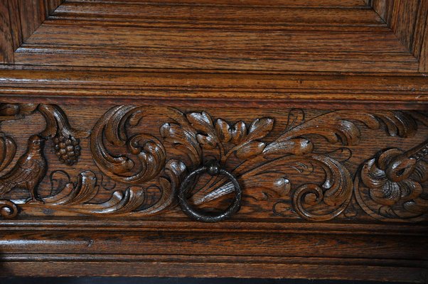 19th Century Neo Renaissance Oak Console Buffet, 1890s-FLW-1402333