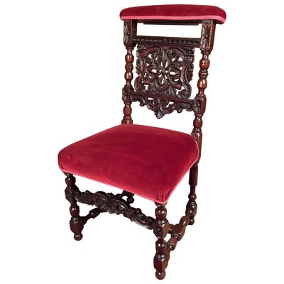 19th Century Neo Renaissance Pray Chair in Oak, 1870s-FLW-1401942