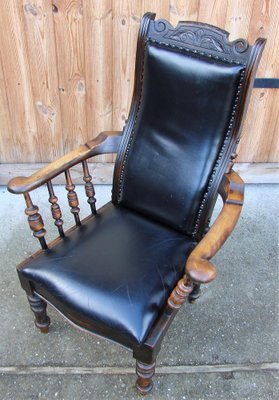 19th Century Oak Armchair-XHP-1241269