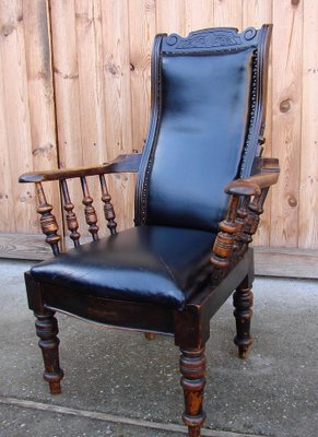 19th Century Oak Armchair-XHP-1241269