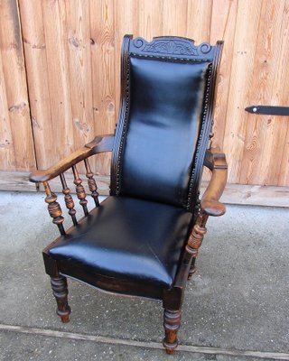 19th Century Oak Armchair-XHP-1241269