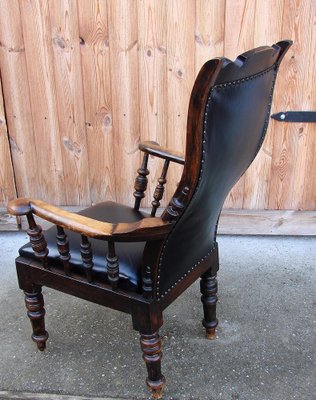 19th Century Oak Armchair-XHP-1241269