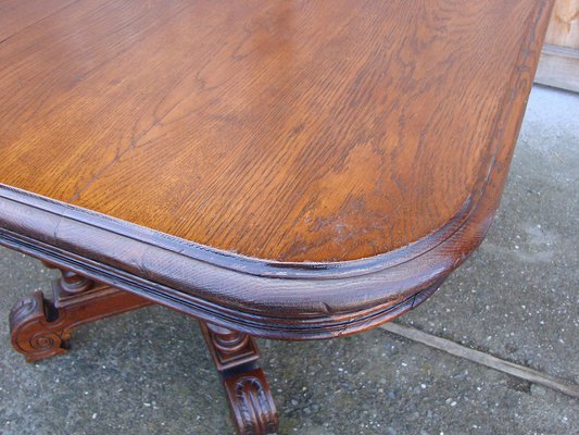 19th Century Oak Dining Table-XHP-1241265