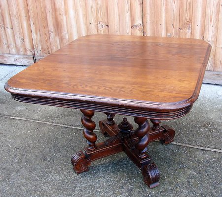 19th Century Oak Dining Table-XHP-1241265