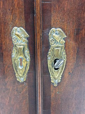 19th Century Oak Hanging Corner Cupboard-UCH-1224583