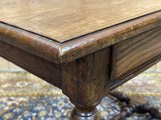 19th Century Oak Side Table-QYF-1785375