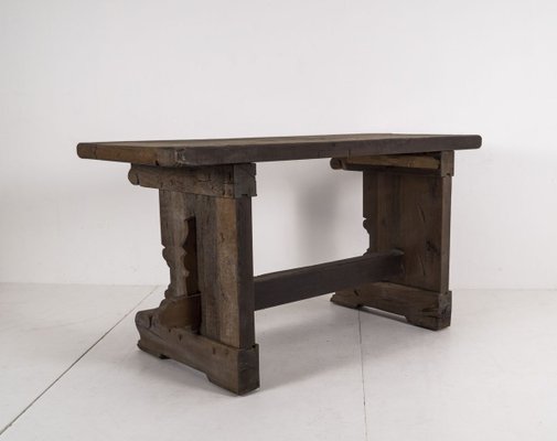 19th Century Oak Table-VLO-910821