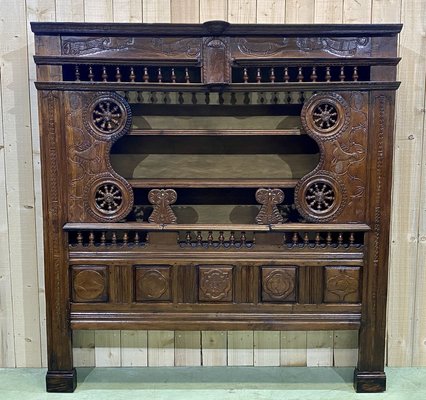 19th Century Oak Wall Unit-QYF-862180